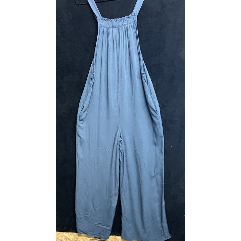 Wild Fable Loose Blue Sleeveless Jumpsuit Women's Size M